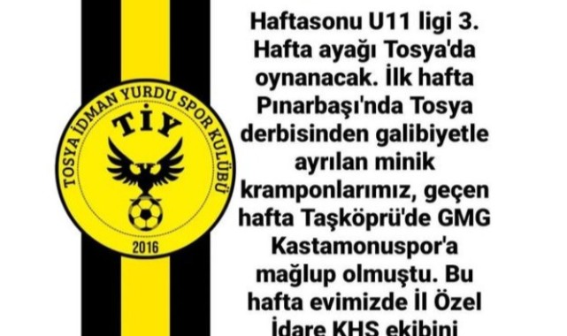 Tosya 'Futbol Şenliğine' ev sahipliği yapacak;
