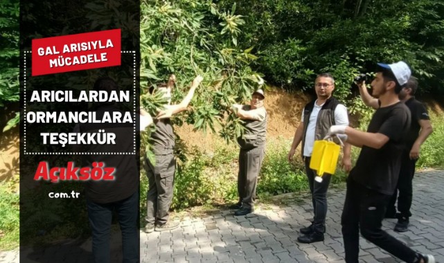 Arıcılardan, ormancılara teşekkür var;