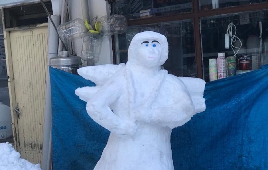 Kardan heykeller şaşırttı