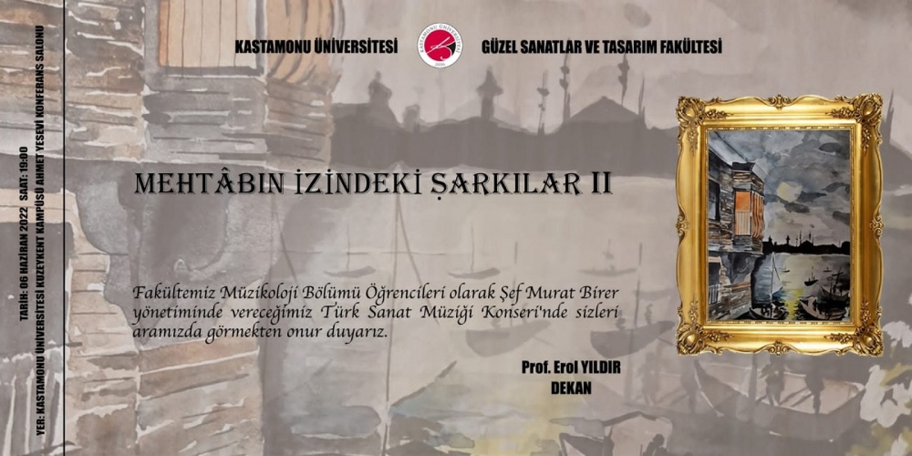 Güzel Sanatlar Fakültesi’nden Türk Sanat Müziği Konseri;