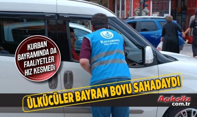 Kastamonu Ülkü Ocaklarında bayram mesaisi;