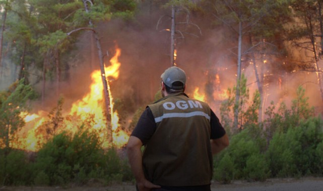 Yangınla mücadelede hayatını kaybeden orman işçileri, şehit sayıldı…;