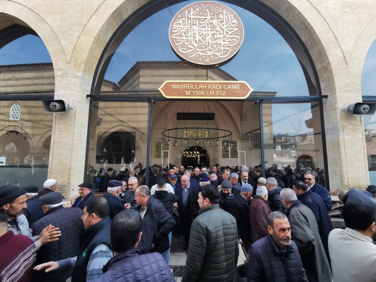 Nasrullah Camii yeniden ibadete açıldı;