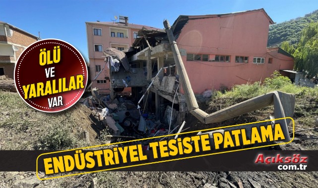 Tesiste patlama: Ölü ve yaralılar var;