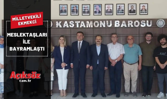 Milletvekili Ekmekci meslektaşlarıyla bayramlaştı;