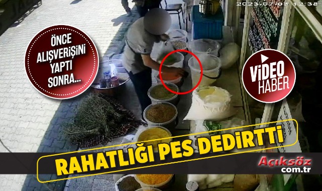 Kaşla göz arasında tezgahtaki telefonu çaldı;