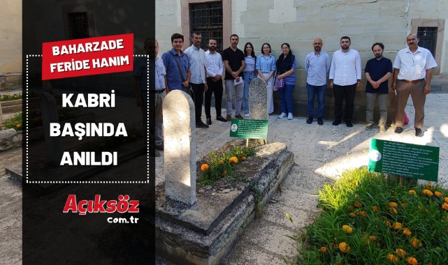 Kastamonulu Hattat Şair Baharzade Feride Hanım, kabri başında anıldı;