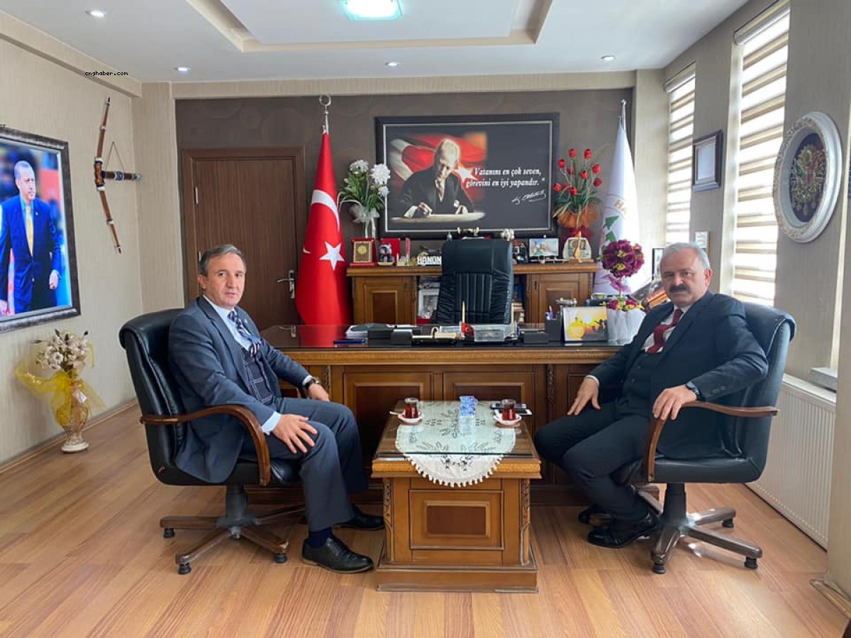 Bölge Müdürü Sönmezoğlu, Hanönü Belediyesini ziyaret etti;