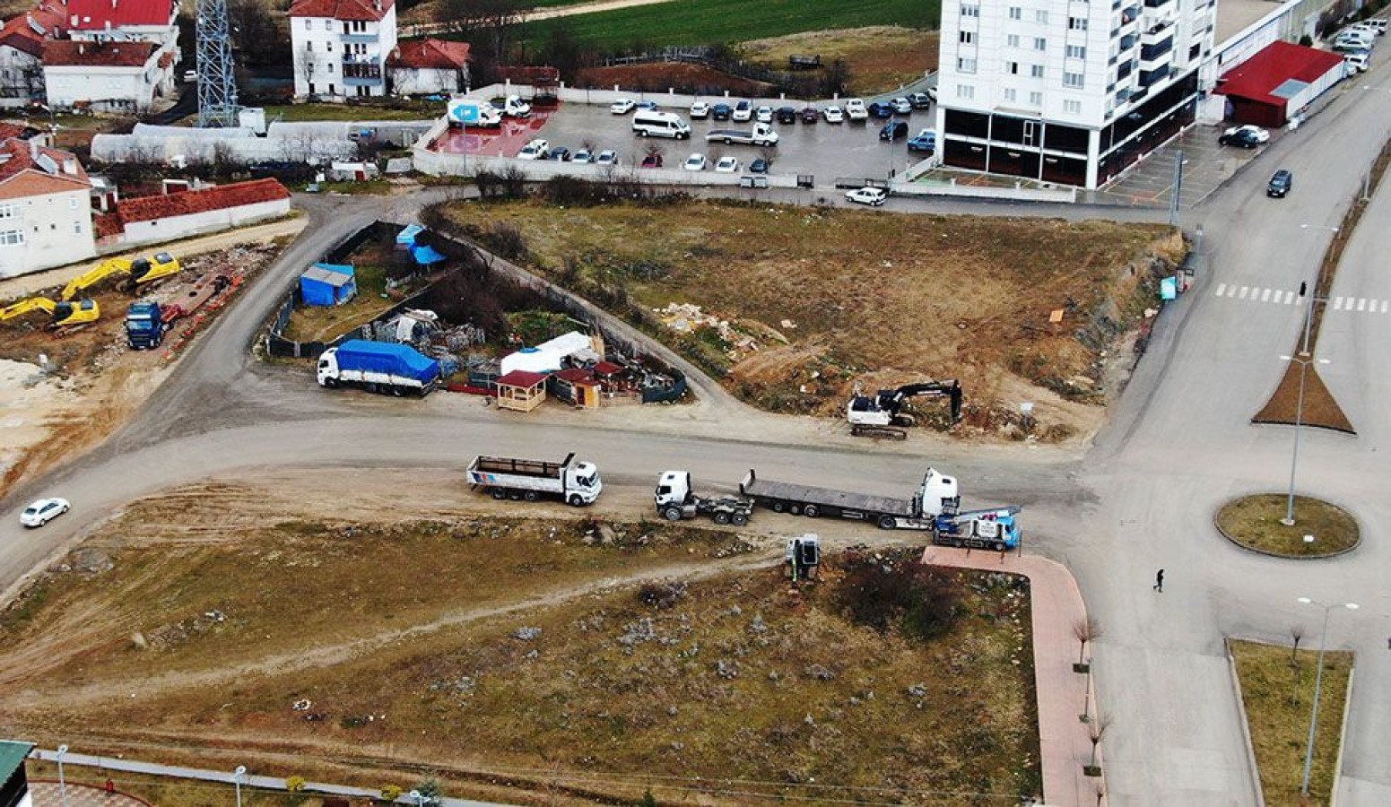 Kastamonu'da tırların park çilesi!.. Binlerce lira ceza kesildi;