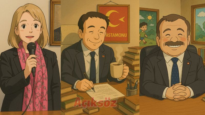 Kastamonu’daki siyasetçiler 'yapay zeka fotoğraf' akımında!;