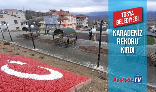 Tosya Belediyesi’nden Karadeniz rekoru;