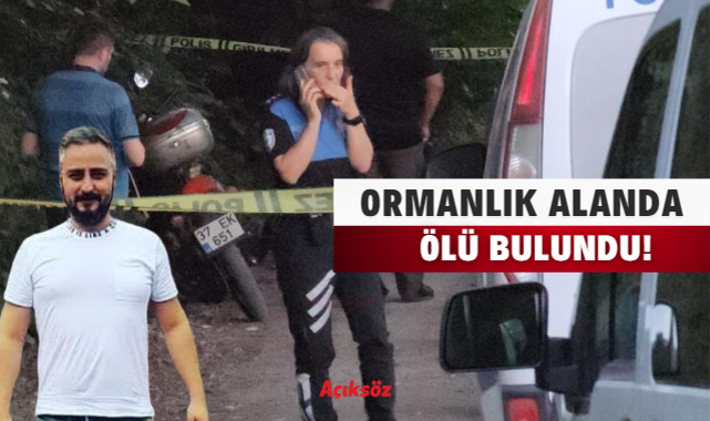 Motosikletiyle ormanlık alanda ölü bulundu!;