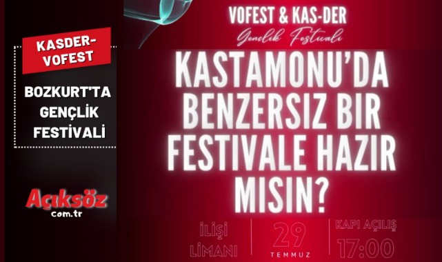 Vofest ve Kas-Der'den Gençlik Festivali;