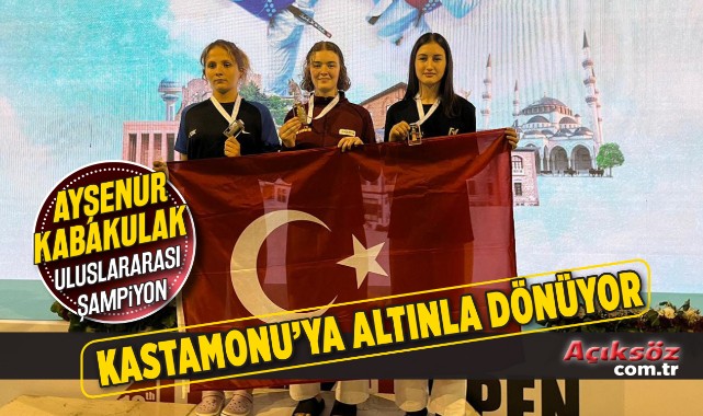 Ayşe Nur Kabakulak şampiyon!;