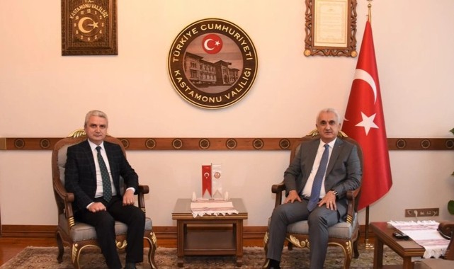 Cumhuriyet Başsavcısı Ercan Ceylan'dan Vali Çakır'a ziyaret;