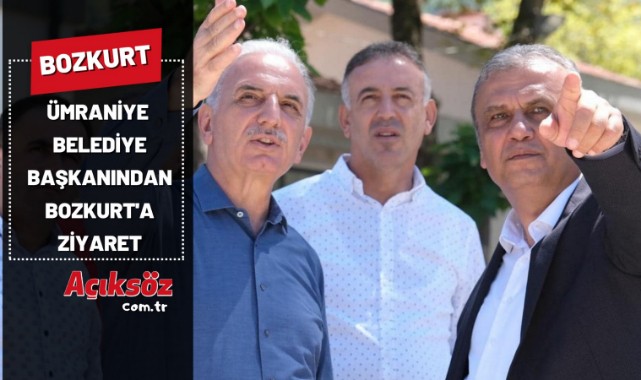 Ümraniye Belediye Başkanı'ndan Bozkurt'a ziyaret