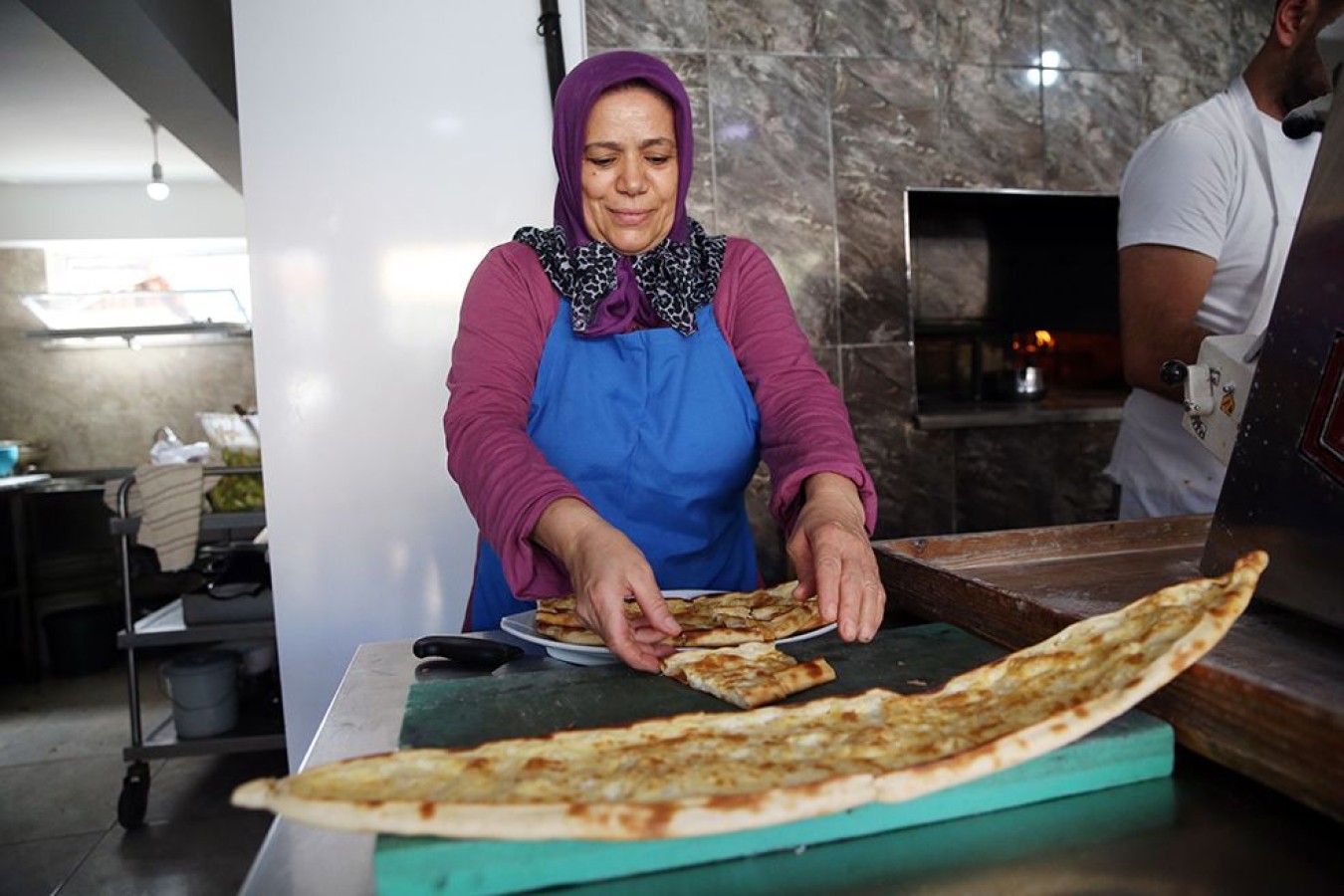 Kastamonu'nun ilçesinde kadın esnaflar dikkat çekiyor;