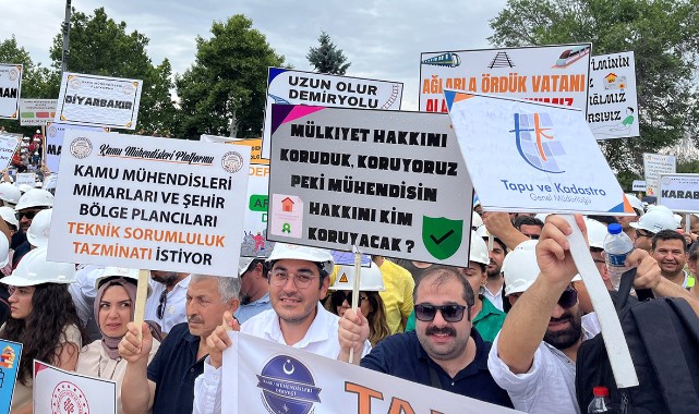 Kamu mühendisleri ‘Meslek Kanunu’ istiyor;