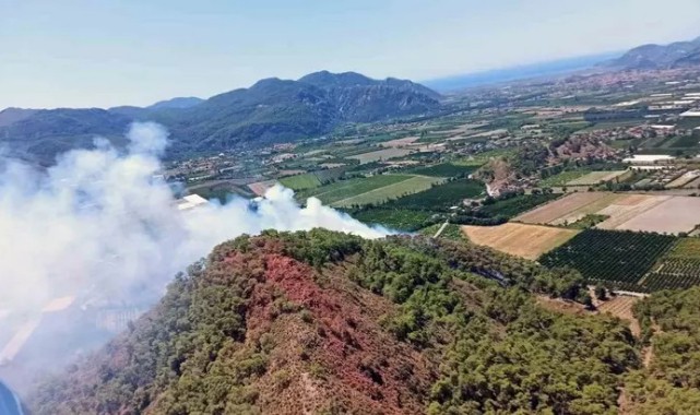 Muğla Ortaca'da orman yangını! Havadan ve karadan müdahale ediliyor;