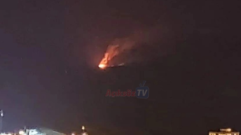 Kastamonu’daki yangının boyutu, şehirden görüldü!