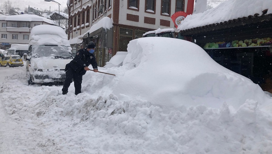 Küre'de yoğun çalışma!;