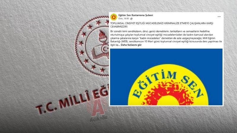 Kastamonu Eğitim Sen’den bakanlığa tepki!;