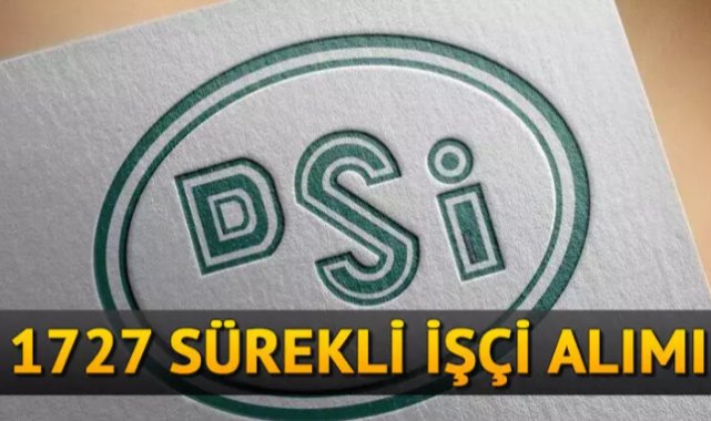 Devlet Su İşleri Personel alıyor;