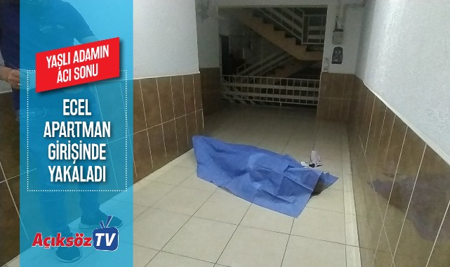 Apartman girişinde ölü bulundu;