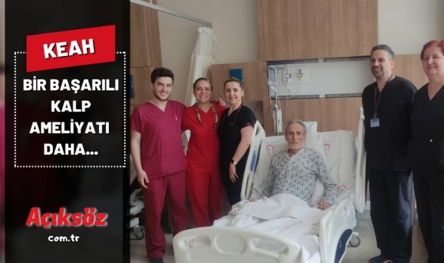 KEAH'ta bir başarılı kalp ameliyatı daha;