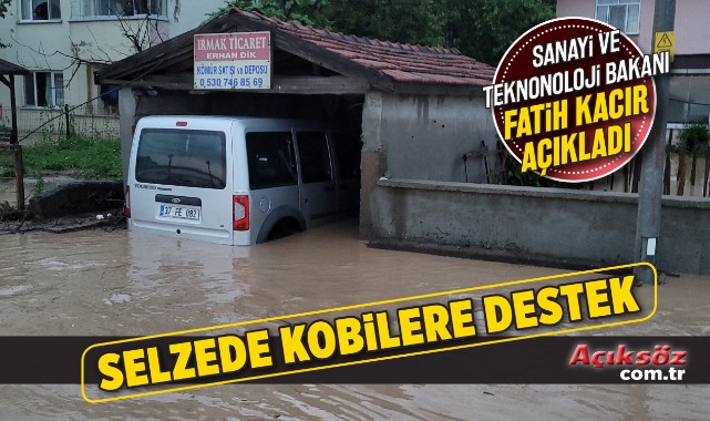 Sel bölgesindeki KOBİ'lere acil destek kredisi;