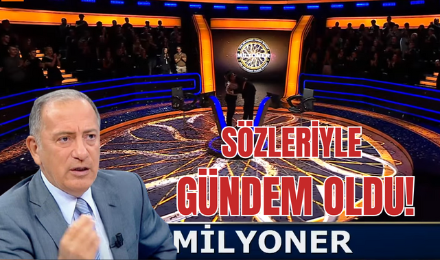 Fatih Altaylı milyoner yarışması için olay sözler! 1 milyon TL’ye….;