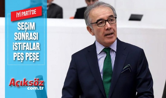 İYİ Parti'de sular durulmuyor, bir istifa daha…;