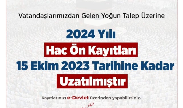 Kastamonu Müftülüğü duyurdu: 'Uzatıldı';