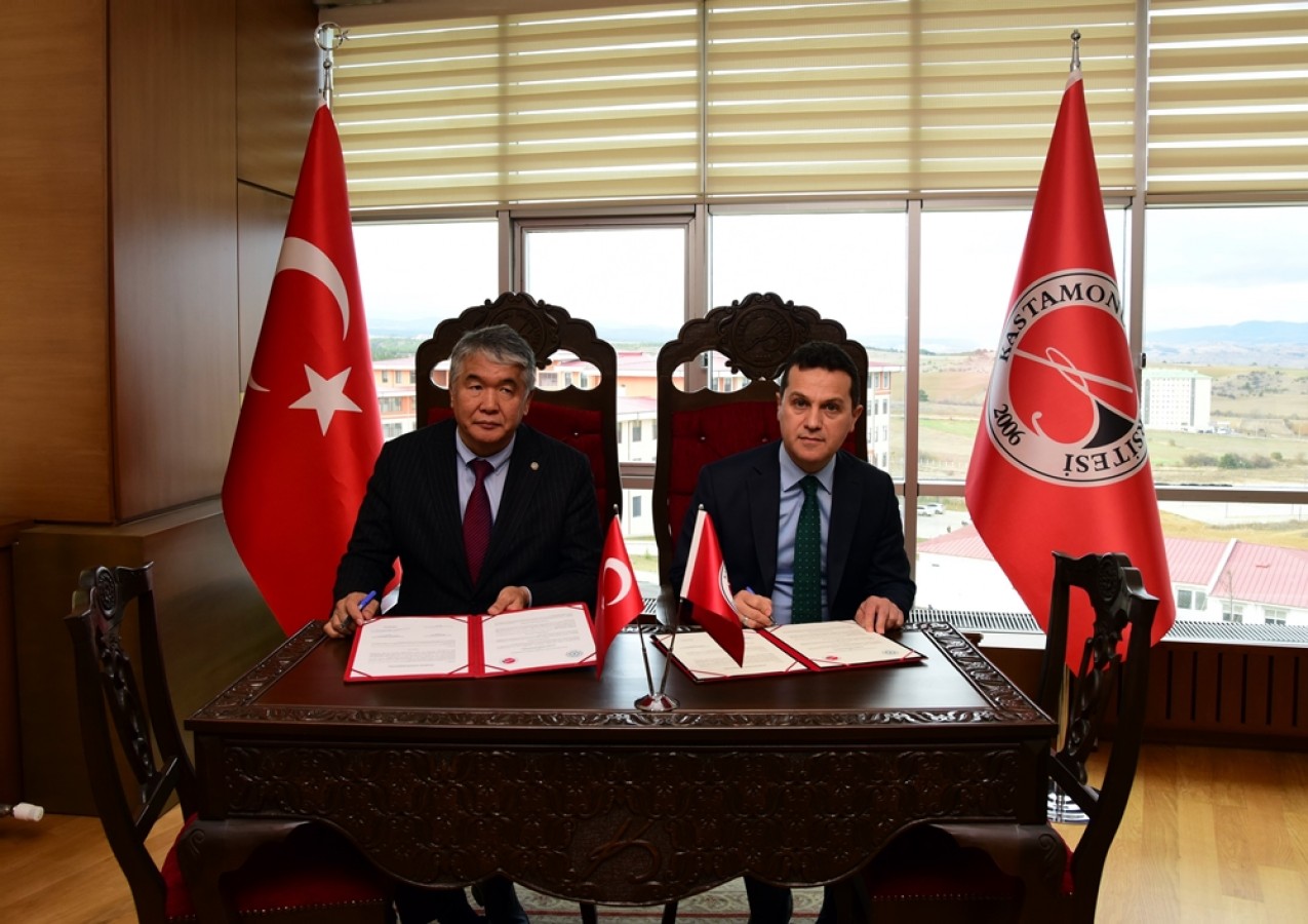 KÜ ile TÜRKSOY arasında işbirliği protokolü imzalandı;