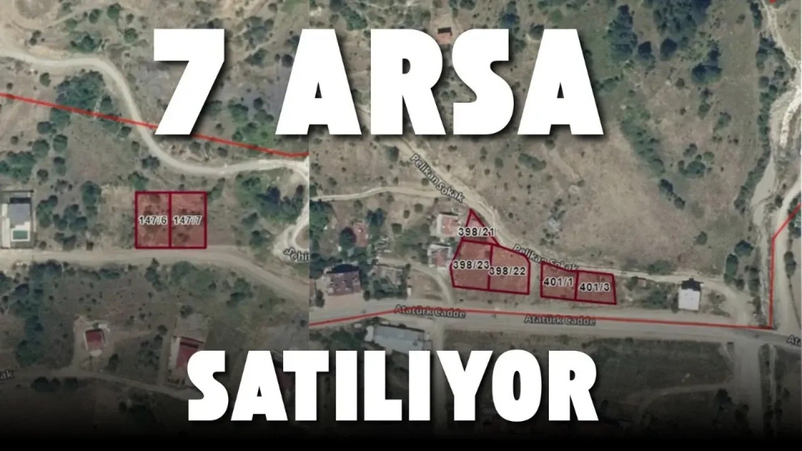 Kastamonu'da 7 arsa satışa çıktı!;