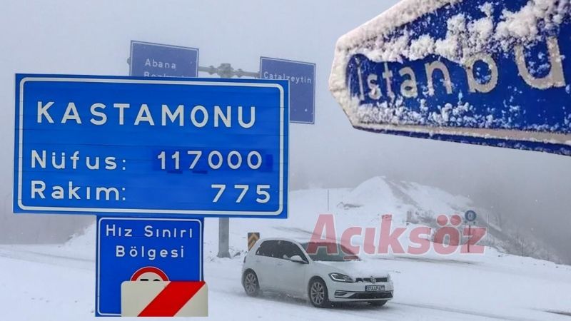 İstanbul ve Kastamonu’ya kar uyarısı!;