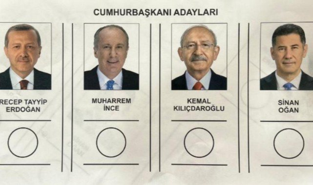 YSK, Cumhurbaşkanlığı seçimi oy pusulasını onayladı;