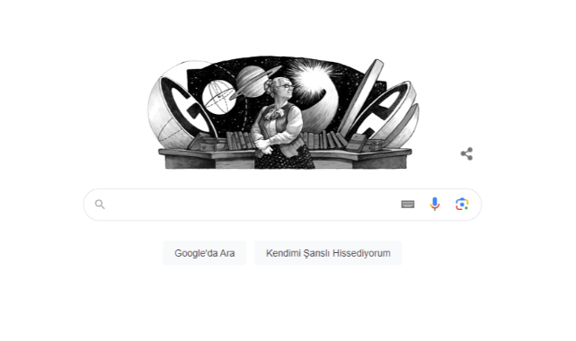 Google Türkiye'nin ilk kadın gök bilimcisini anıyor;