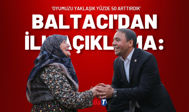 Yeniden meclise giden Baltacı'dan ilk açıklama!;