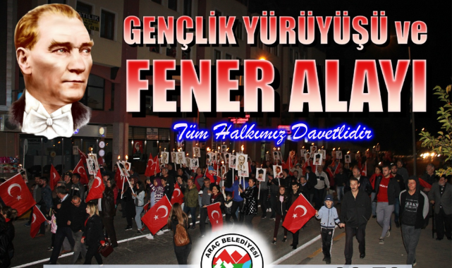 Gençlik Yürüyüşü ve Fener Alayı düzenlenecek;