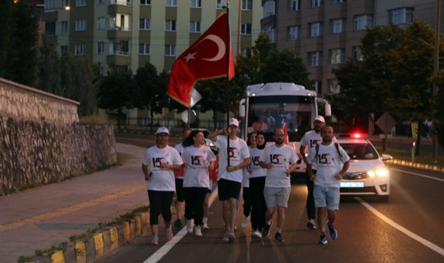 15 Temmuz Sancak Koşusu yapıldı;