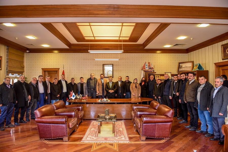 Taşköprü MHP’den Başkan Çatal’a ziyaret;