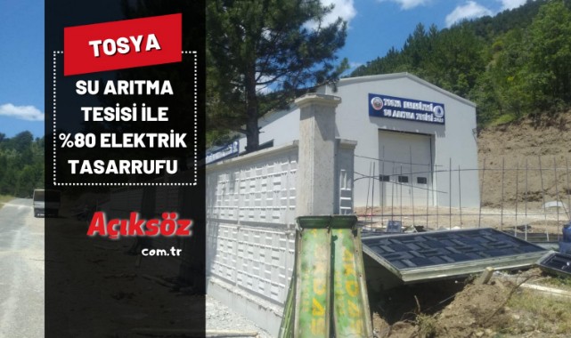 Tosya'da İçme Suyu Arıtma Tesisi tamamlandı: Yüzde 80 elektrik tasarrufu
