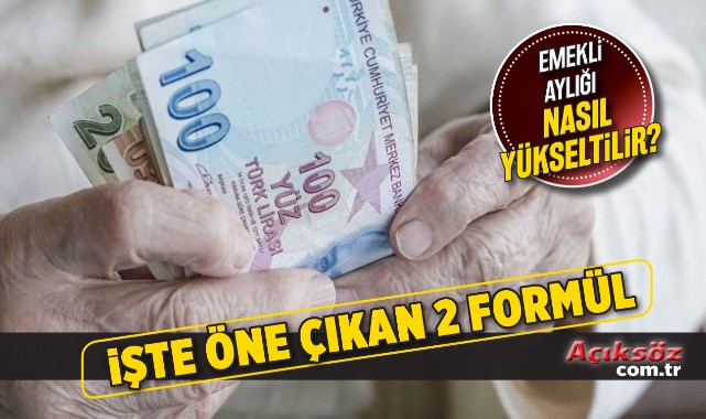 Emekli aylığı nasıl yükseltilir? İşte iki formül…;