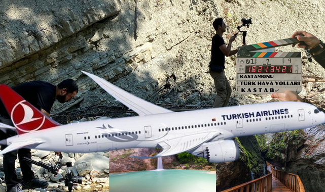 Türk Hava Yolları, Kastamonu’da tanıtım filmi çekti;