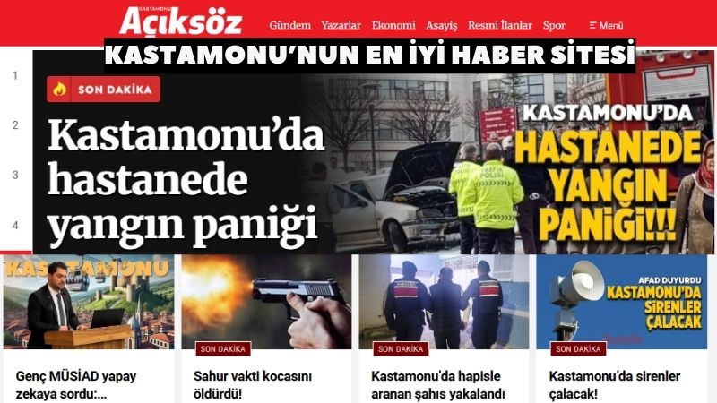 İşte Kastamonu’nun en iyi haber sitesi!;