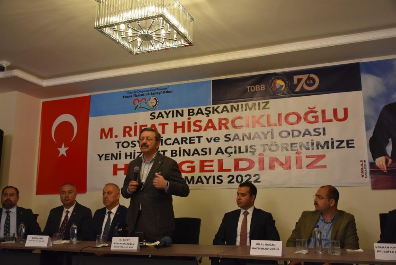 Hisarcıklıoğlu, Tosya'da konuştu;