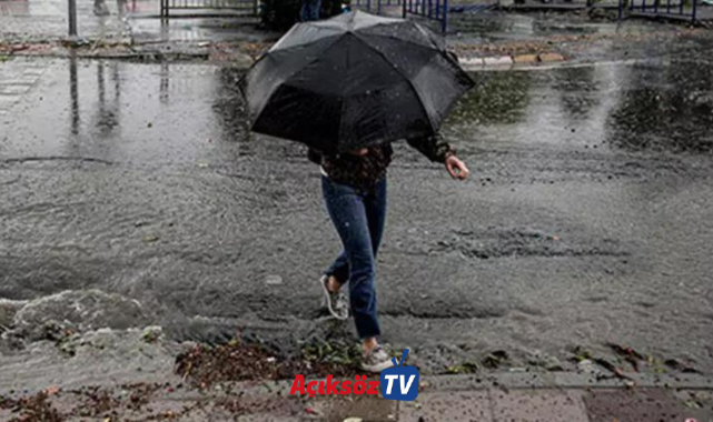 Kastamonu’da  şiddetli yağış!;