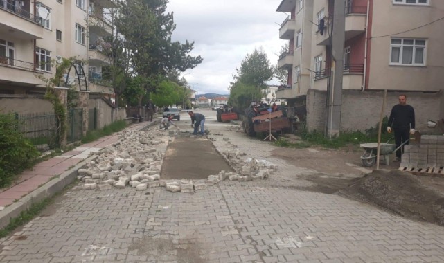 Taşköprü Belediyesi saha çalışmalarını sürdürüyor;