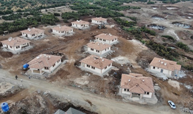 İşte depremzede Hatay'a yapılan yeni köy evleri...;